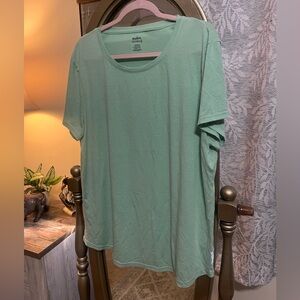 Reebok Women’s Size 3X Mint Green Short Sleeve Tee